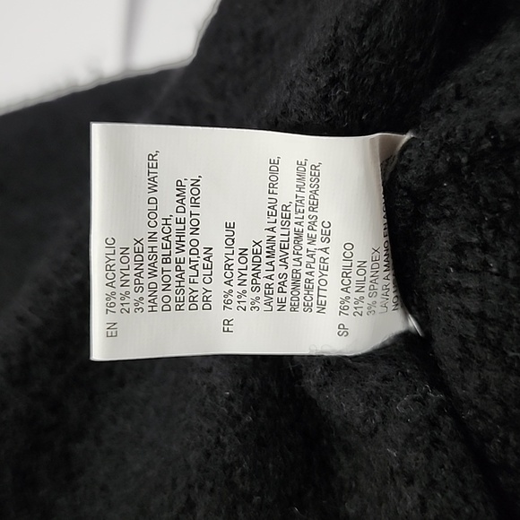 CLOTH by Design Women's Black High Low V-Neck Knit Soft Sweater Size Medium - Picture 7 of 11